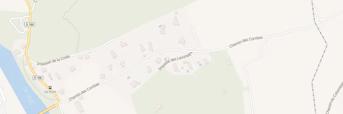 Plan du 5143 Che des Combes à La Roque-sur-Cèze