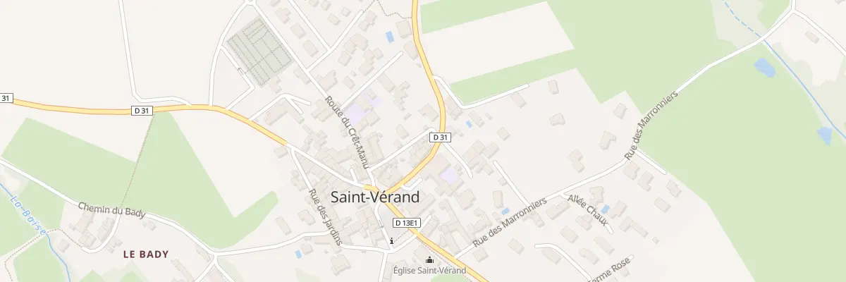 Plan du 27 Rue Traversiere à Saint-Vérand