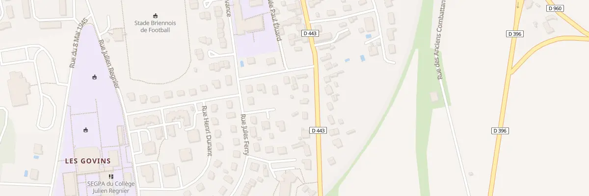 Plan du 8 Rue de l’École Militaire à Brienne-le-Château