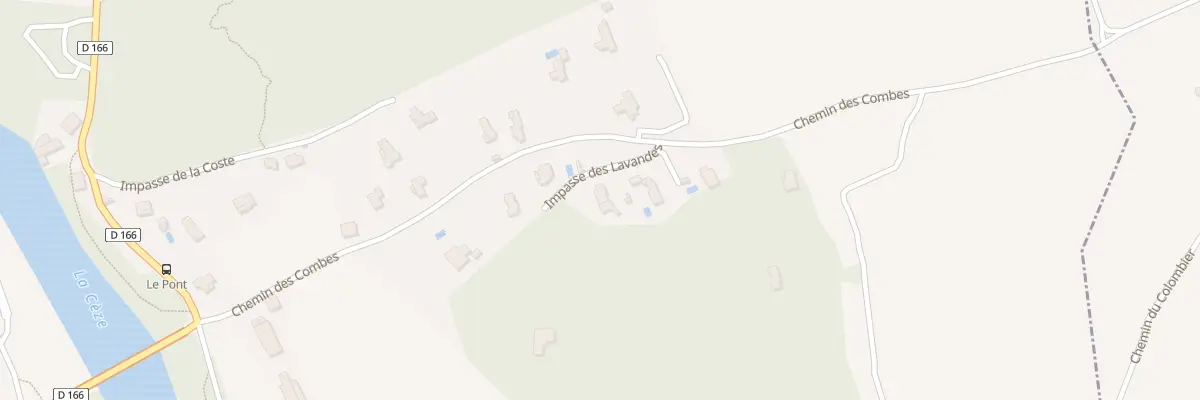 Plan du 5120 Che des Combes à La Roque-sur-Cèze