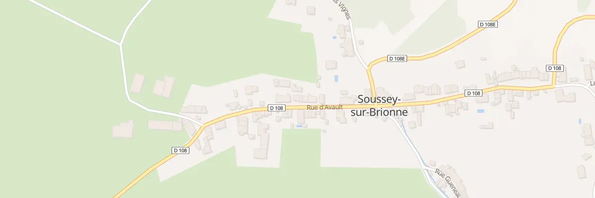 Plan du 12 Rue d’Avault à Soussey-sur-Brionne