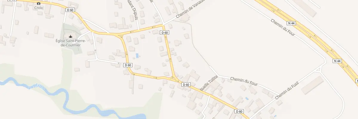 Plan du 65 Gr Grande Rue de Coulmier à La Chaussée-sur-Marne