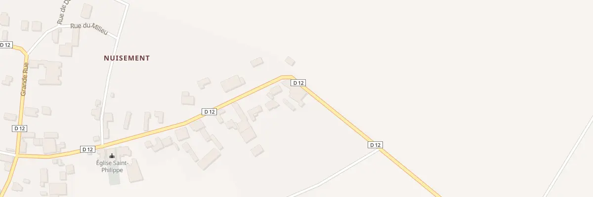 Plan du 38 Grande Rue de Nuisement à Puits-et-Nuisement