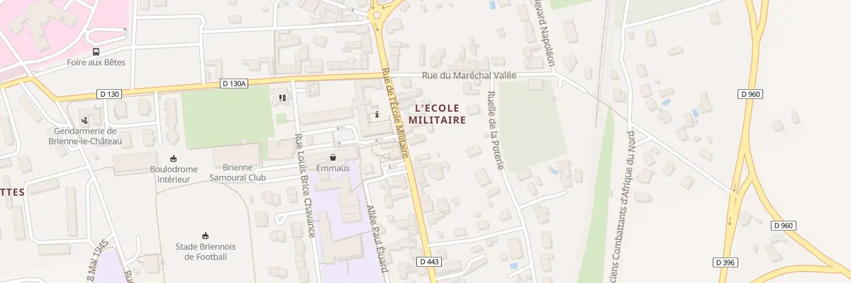 Plan du 29 Rue de l’École Militaire à Brienne-le-Château