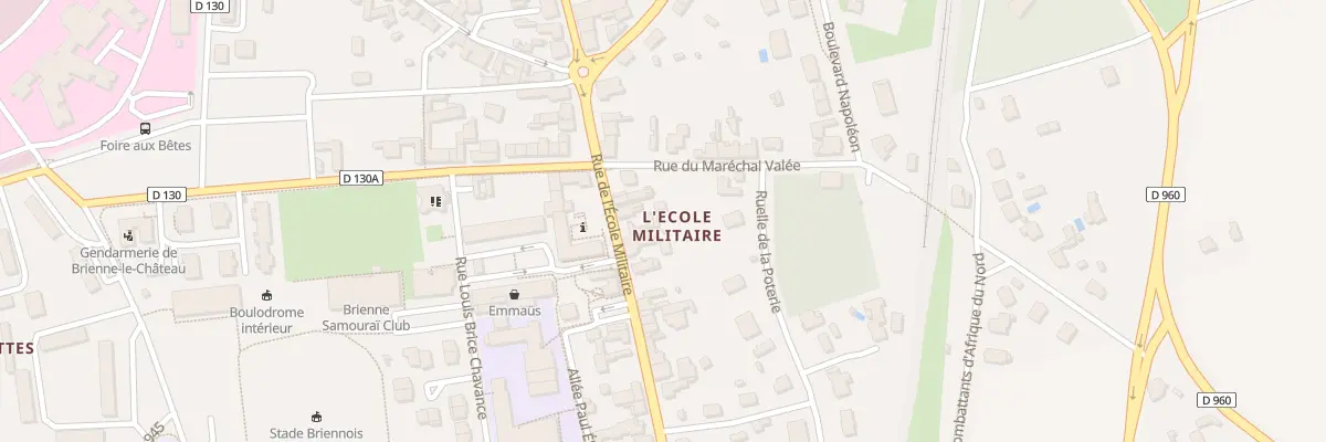 Plan du 35 Rue de l’École Militaire à Brienne-le-Château