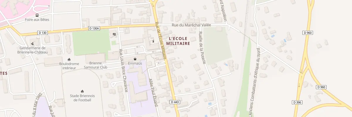 Plan du 27B Rue de l’École Militaire à Brienne-le-Château