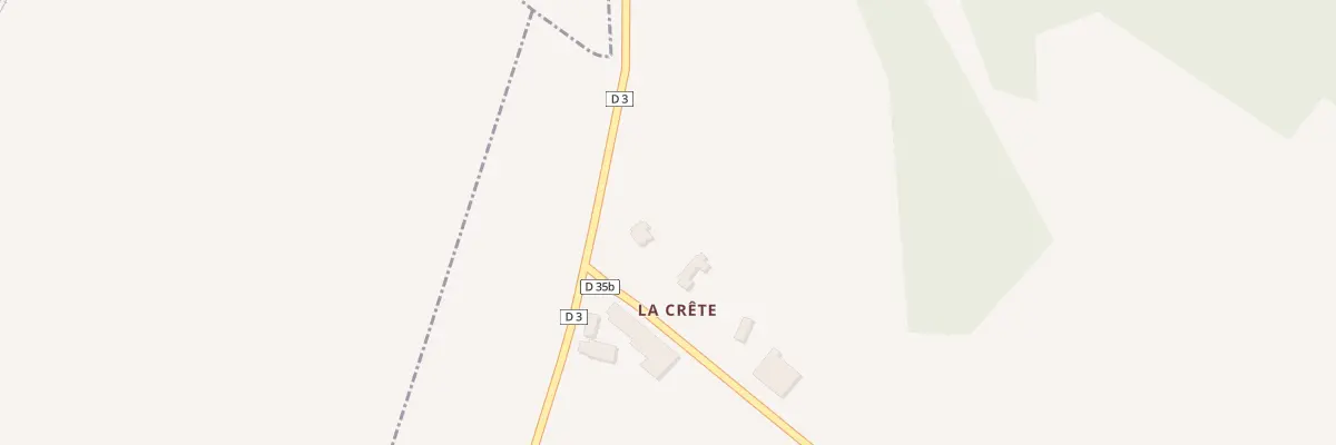 Plan du 3 Les Cretes à Neuvizy
