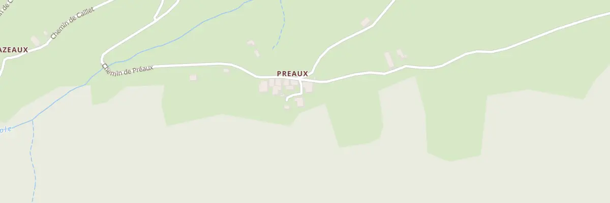 Plan du 5158 Preaux à Vanosc