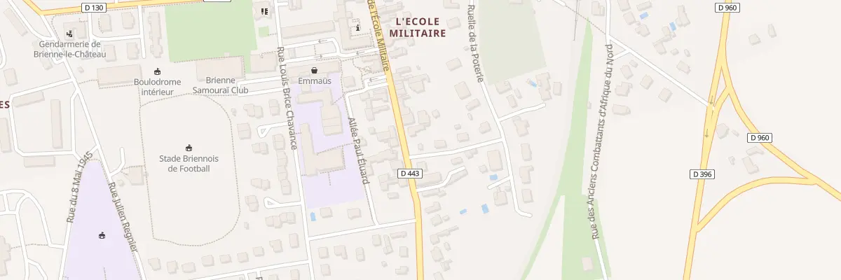Plan du 19 Rue de l’École Militaire à Brienne-le-Château
