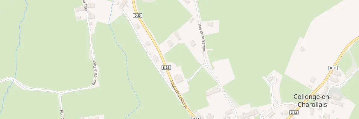 Plan du 120 Rte de Collonge à Collonge-en-Charollais