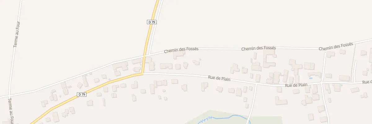 Plan du 95 Rue de Plain à Courtisols