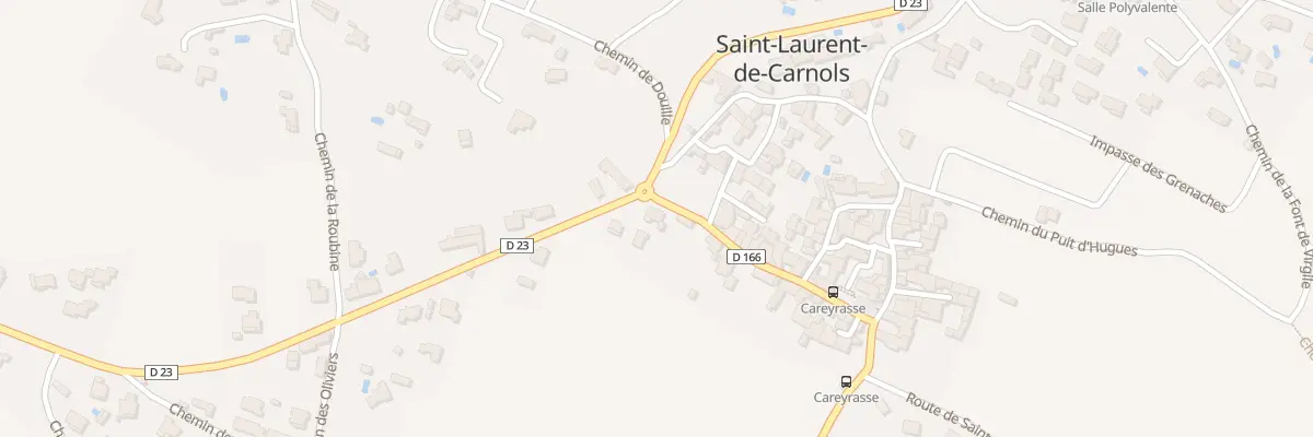 Plan du 5211 Rte de la Carreyrasse à Saint-Laurent-de-Carnols