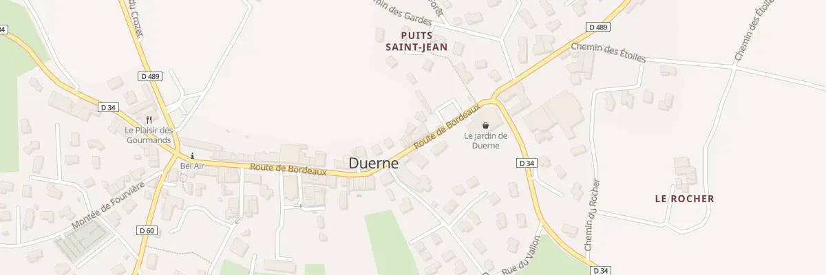 Plan du 5187 Le Bourg à Duerne
