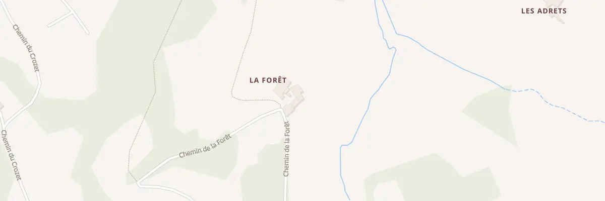 Plan du 910B Che de la Foret à Duerne