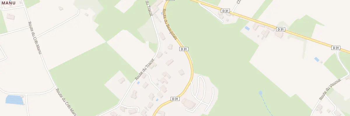 Plan du 539 Rte du Beaujolais à Saint-Vérand