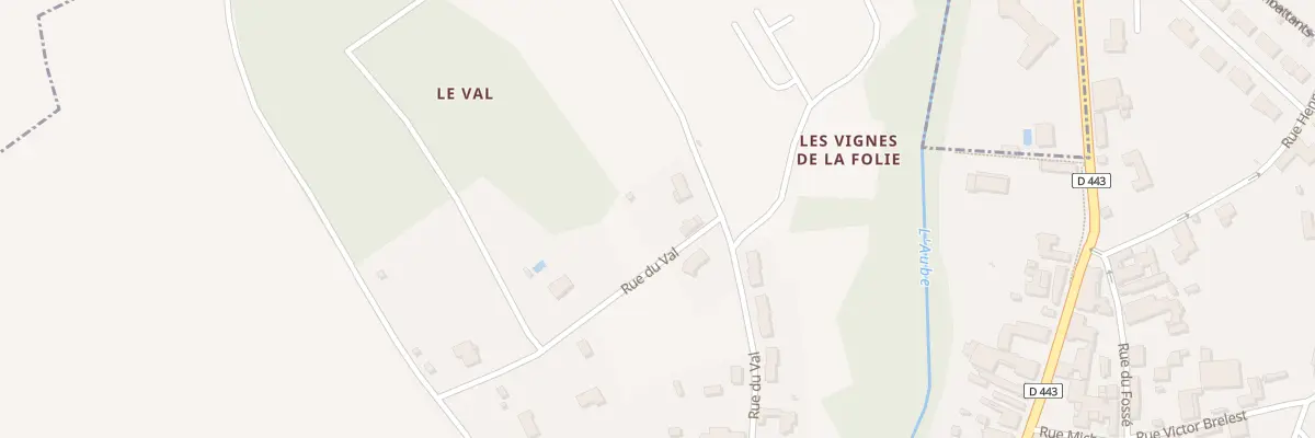 Plan du 28 Rue du Val à Dienville