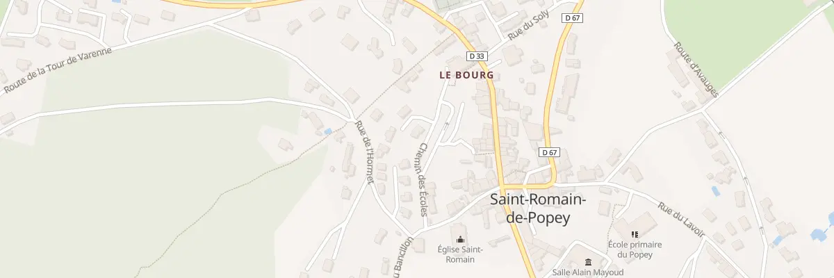 Plan du 312 Che des Ecoles à Saint-Romain-de-Popey