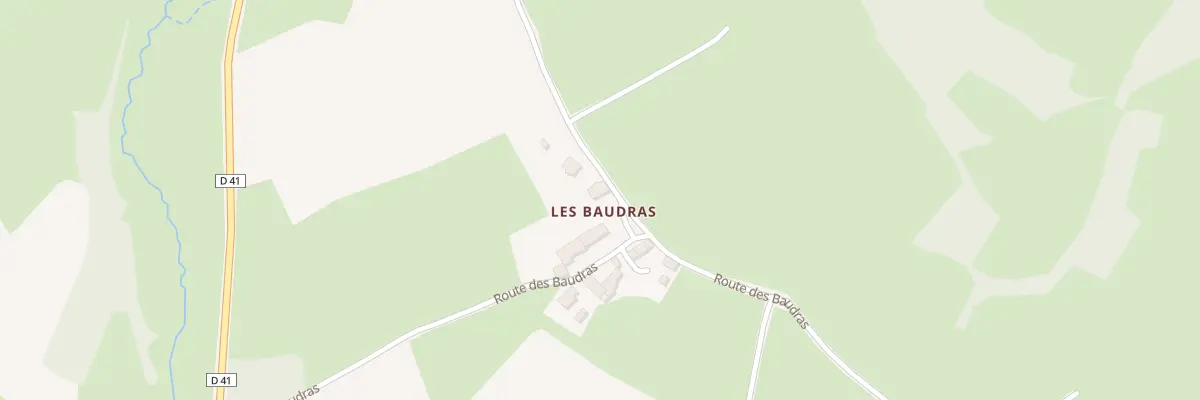 Plan du 5051 Les Baudras à La Chapelle-du-Mont-de-France