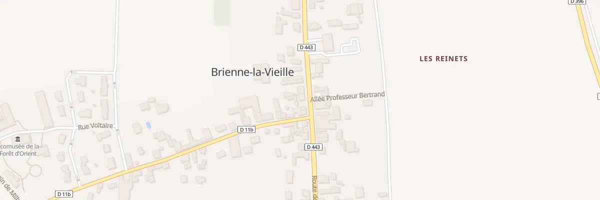 Plan du 6 Rue du Gen Leclerc de Hauteclo à Brienne-la-Vieille