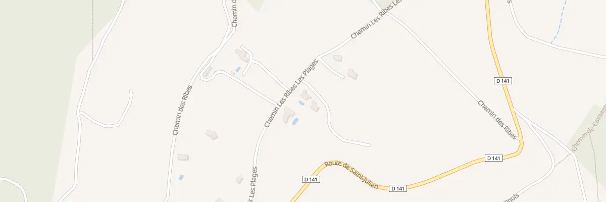 Plan du 5126 Les Plages à Salazac