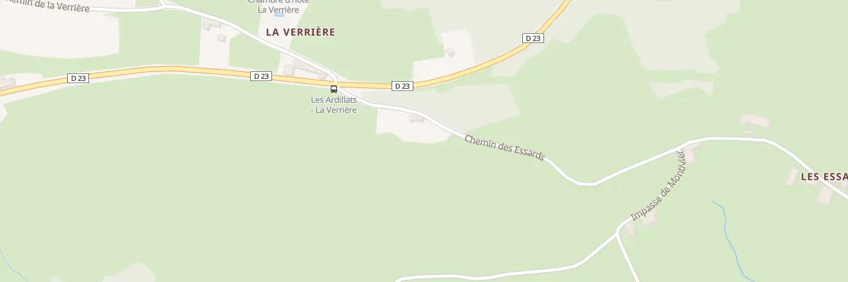 Plan du 1209 Che des Essards aux Ardillats