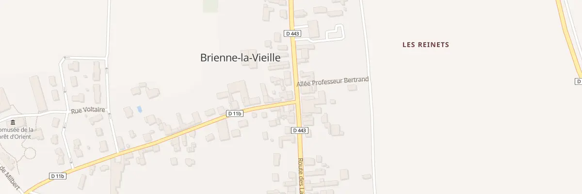 Plan du 2 Rue du Gen Leclerc de Hauteclo à Brienne-la-Vieille