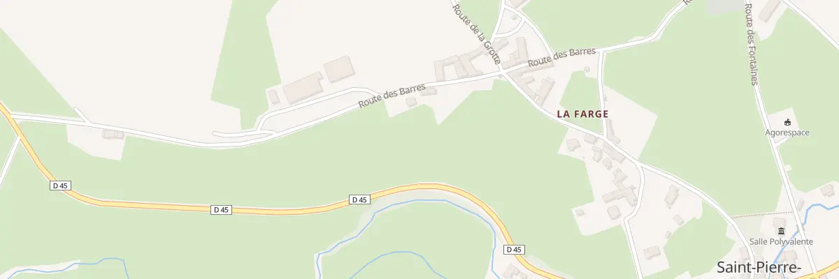 Plan du 5122A La Farge à Saint-Pierre-le-Vieux