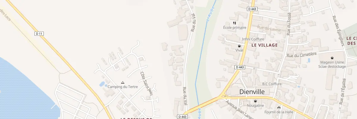 Plan du 9 Rue du Val à Dienville