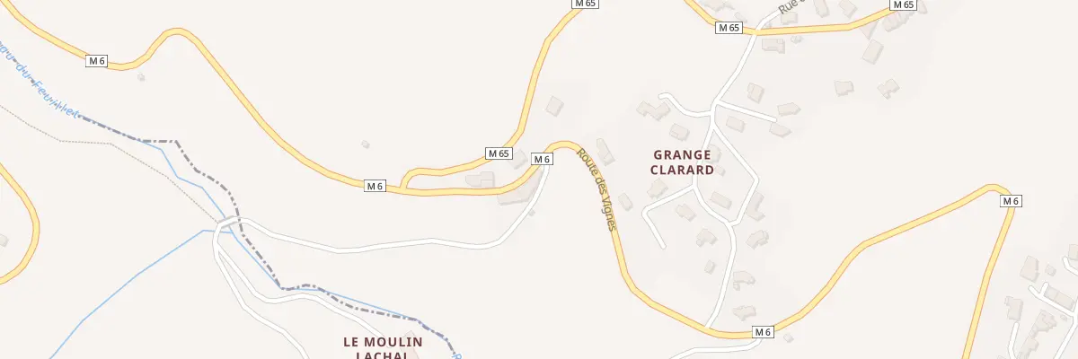 Plan du 5279A Grange Clarard à Saint-Romain-en-Jarez