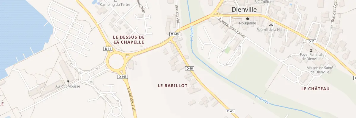 Plan du 6 Rue de la Pelliere à Dienville