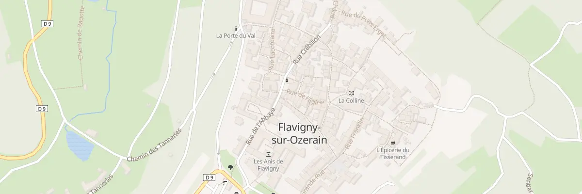 Plan du 13 Rue de l’Eglise à Flavigny-sur-Ozerain