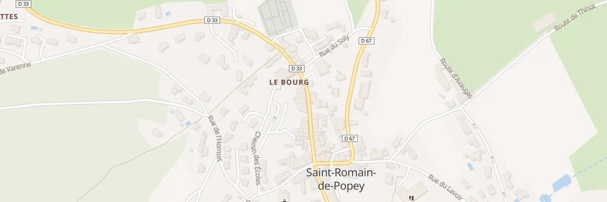 Plan du 57 Rue Centrale à Saint-Romain-de-Popey