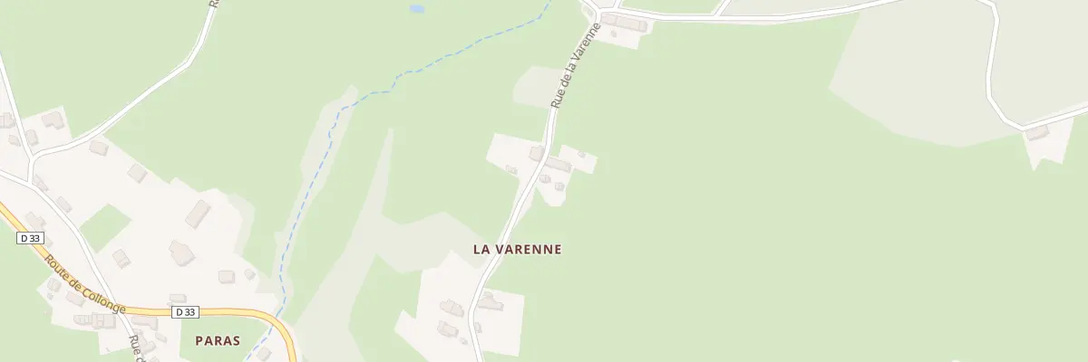 Plan du 40 Rue de la Varenne à Collonge-en-Charollais