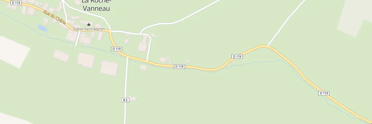 Plan du 25 Rue du Chêne à La Roche-Vanneau