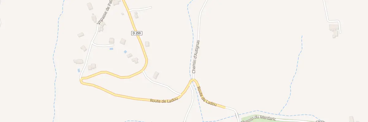 Plan du 10 Rte de Ladou à Saint-Andéol-de-Berg