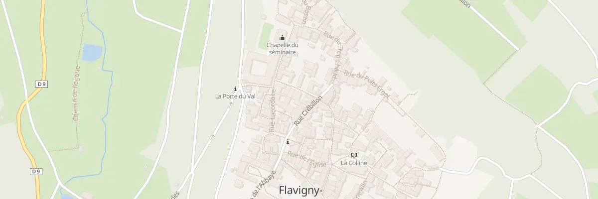 Plan du 17 Rue du Four à Flavigny-sur-Ozerain