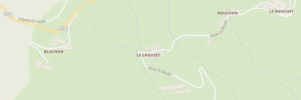 Plan du 890 Rte du Moulin à Saint-Étienne-de-Serre