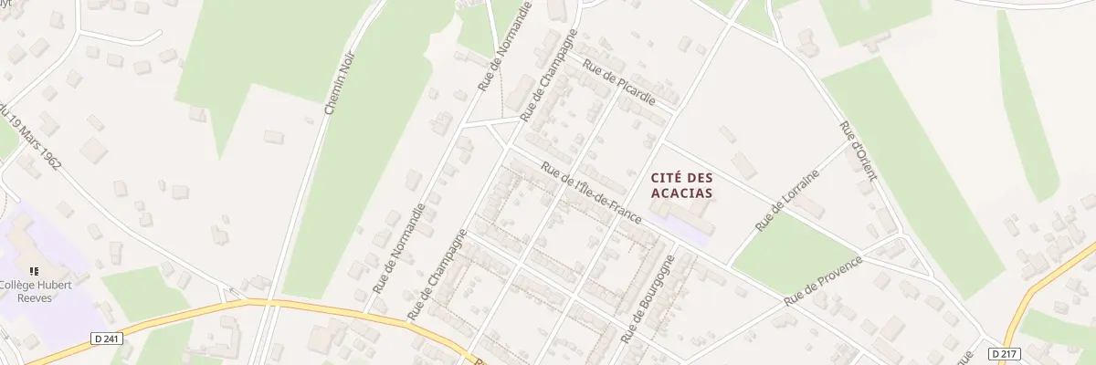 Plan du 14 Rue de l’Ile de France à Épinac