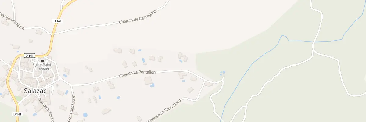 Plan du 365 Pontalion Est à Salazac