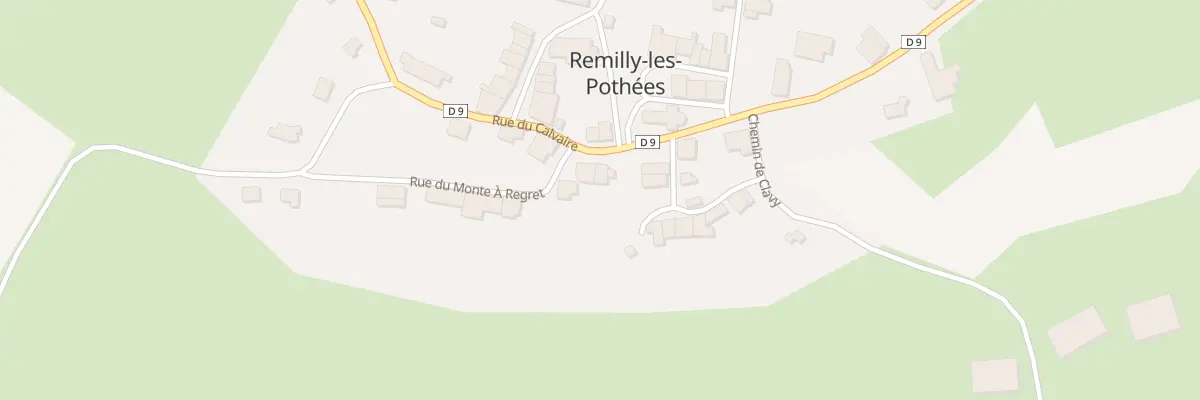 Plan du 3 Rue du Calvaire à Remilly-les-Pothées