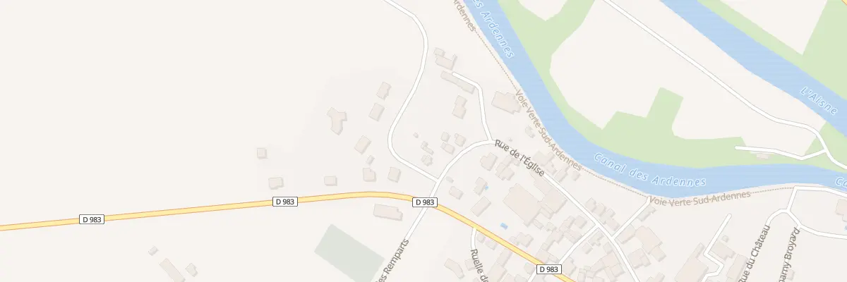 Plan du 20 Rue de l’Eglise à Givry