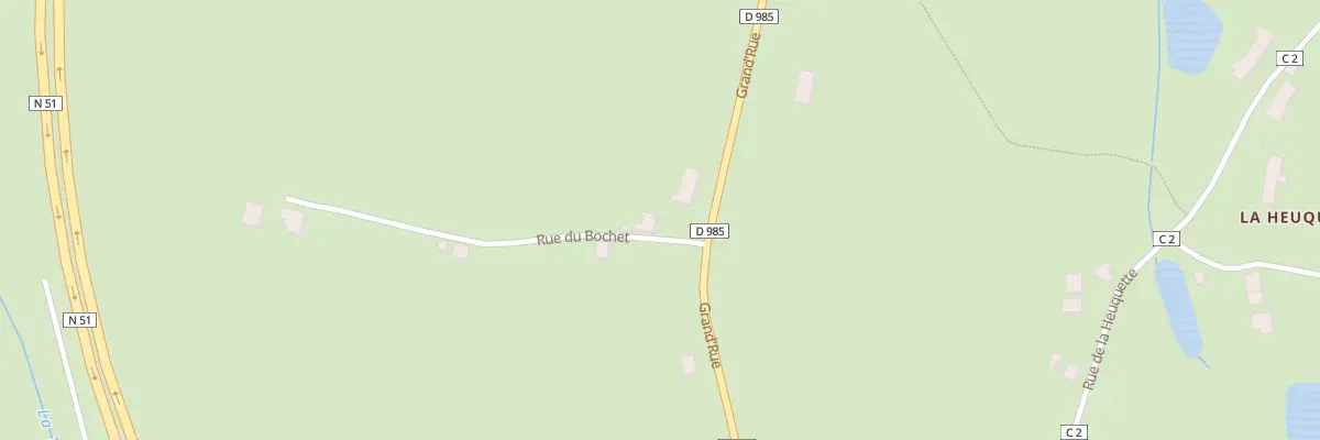 Plan du 5158 Le Bochet à Gué-d’Hossus
