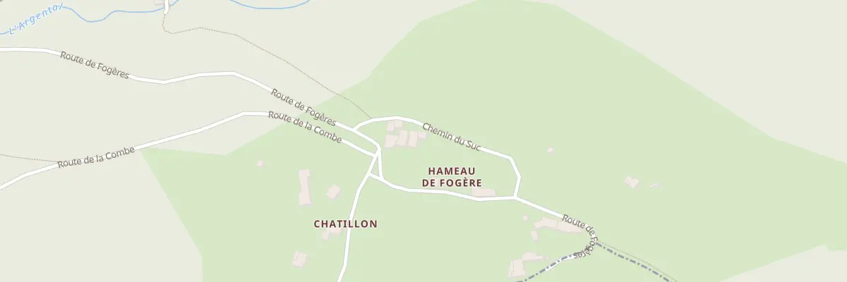 Plan du 94 Che du Suc à La Versanne