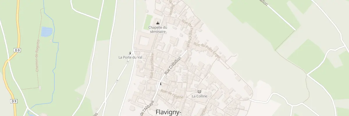 Plan du 15 Rue Crébillon à Flavigny-sur-Ozerain