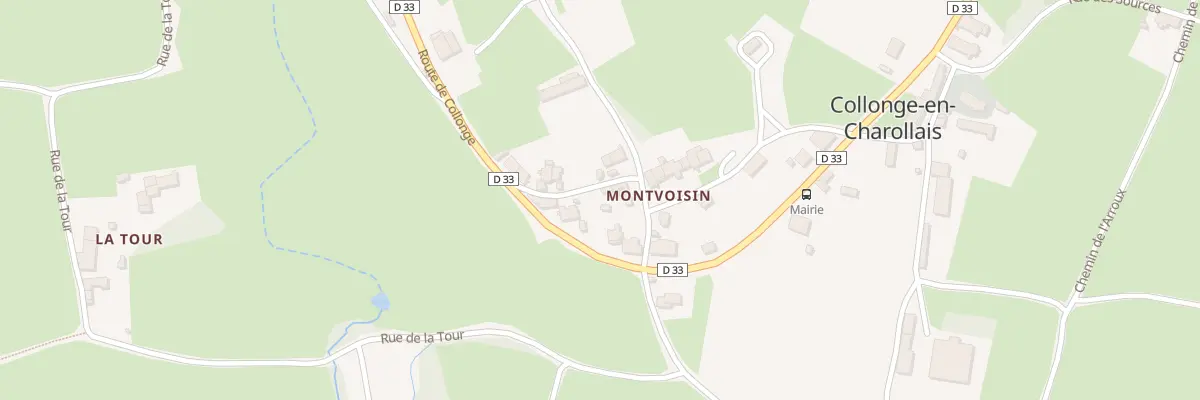 Plan du 1 Chem de Montvoisin à Collonge-en-Charollais