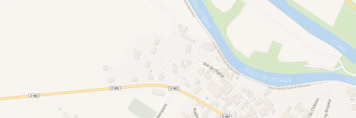 Plan du 18 Rue de l’Eglise à Givry