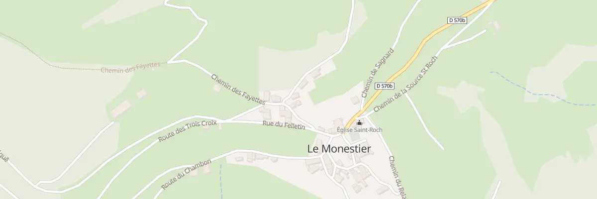 Plan du 5043 Le Village à Monestier