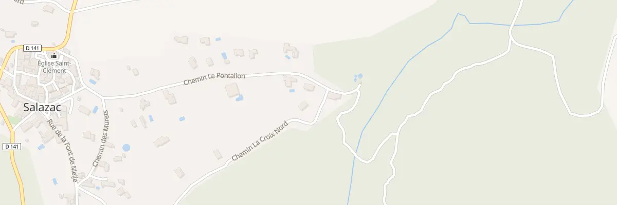 Plan du 5130 Pontalion Est à Salazac