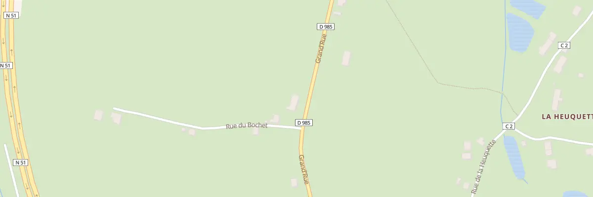 Plan du 5162 Le Bochet à Gué-d’Hossus