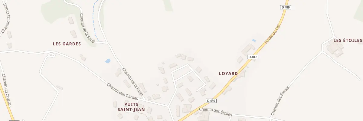 Plan du 5238 Loyard à Duerne